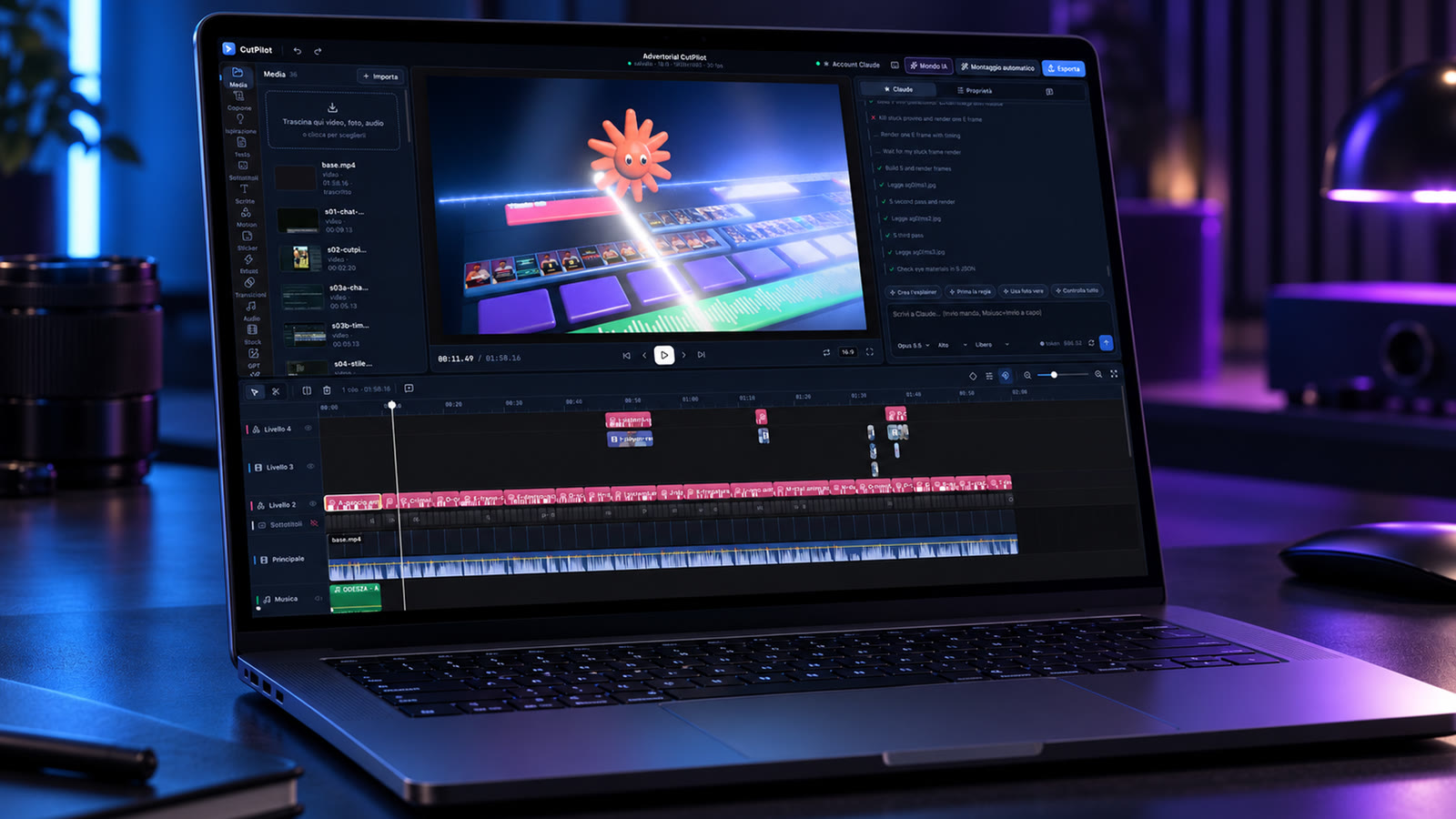 CutPilot su un MacBook
